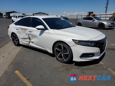 Czwarte zdjęcie samochodu z boku: 2020 HONDA ACCORD SPORT VIN:1HGCV1F34LA019978 - miniatura