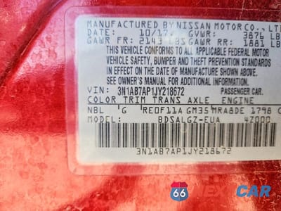 Zdjęcie 12 z 12 samochodu: 2018 NISS SENTRA SL VIN:3N1AB7AP1JY218672 - miniatura