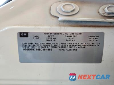 Zdjęcie 12 z 12 samochodu: 2008 CADILLAC CTS VIN:1G6DG577880164883 - miniatura