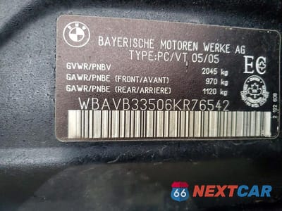 Zdjęcie 12 z 12 samochodu: 2006 BMW 330 I VIN:WBAVB33506KR76542 - miniatura
