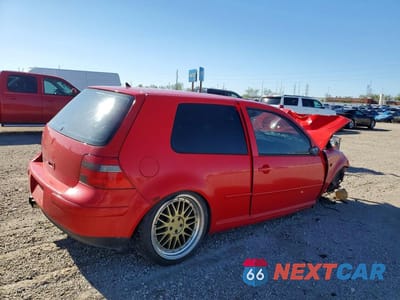 Trzecie zdjęcie samochodu z tyłu: 2000 VOLKSWAGEN GTI GLX VIN:WVWDE21J8YW216550 - miniatura