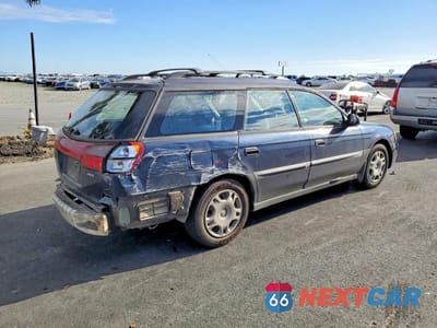 Trzecie zdjęcie samochodu z tyłu: 2000 SUBARU LEGACY L VIN:4S3BH6354Y7311252 - miniatura