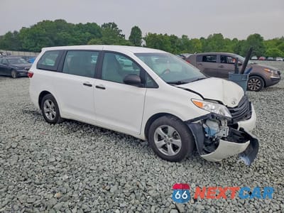 Czwarte zdjęcie samochodu z boku: 2017 TOYOTA SIENNA L 7-PASSENGER VIN:5TDZZ3DC9HS785677 - miniatura