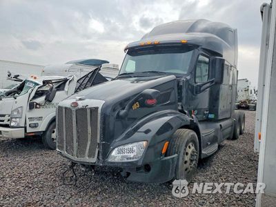 Drugie zdjęcie samochodu z przodu: 2019 PETERBILT 579 SEMI TRUCK VIN:1XPBDP9X2KD600910 - miniatura