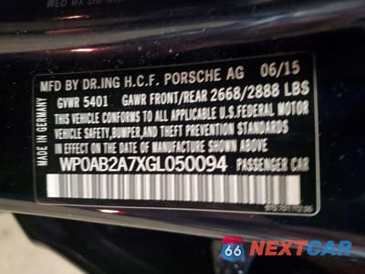 Zdjęcie 12 z 12 samochodu: 2016 PORSCHE PANAMERA S VIN:WP0AB2A7XGL050094 - miniatura