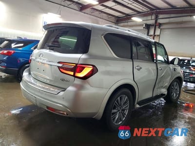 Trzecie zdjęcie samochodu z tyłu: 2022 INFINITI QX80 LUXE VIN:JN8AZ2AE9N9293470 - miniatura