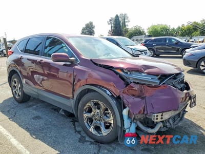Czwarte zdjęcie samochodu z boku: 2019 HONDA CR-V EX VIN:5J6RW1H59KL001641 - miniatura