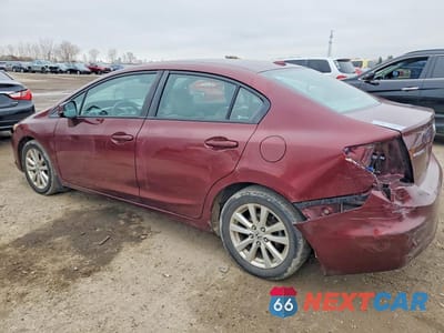 Drugie zdjęcie samochodu z przodu: 2012 HONDA CIVIC EXL VIN:2HGFB2F96CH006876 - miniatura