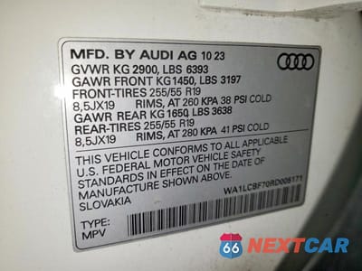 Zdjęcie 13 z 13 samochodu: 2024 AUDI Q7 PREMIUM PLUS VIN:WA1LCBF70RD005171 - miniatura