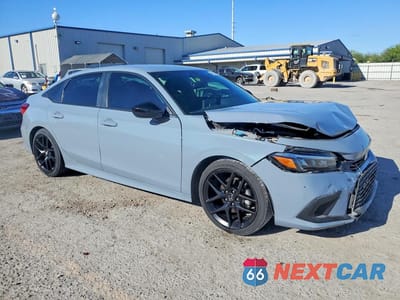 Czwarte zdjęcie samochodu z boku: 2022 HONDA CIVIC SPORT VIN:2HGFE2F5XNH519068 - miniatura