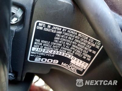 Zdjęcie 9 z 9 samochodu: 2009 HONDA CBR600 RR VIN:JH2PC40009K203170 - miniatura