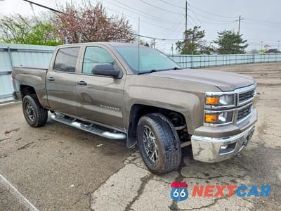 Czwarte zdjęcie samochodu z boku: 2014 CHEVROLET SILVERADO K1500 LT VIN:3GCUKREC5EG287065 - miniatura