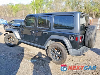 Drugie zdjęcie samochodu z przodu: 2021 JEEP WRANGLER UNLIMITED SPORT VIN:1C4HJXDN5MW638620 - miniatura