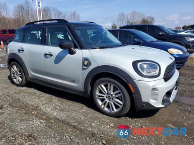 Czwarte zdjęcie samochodu z boku: 2022 MINI COOPER S E COUNTRYMAN ALL4 VIN:WMZ23BS02N3N89647 - miniatura