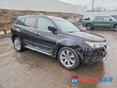 Czwarte zdjęcie samochodu z boku: 2011 ACURA MDX ADVANCE VIN:2HNYD2H79BH004996 - miniatura