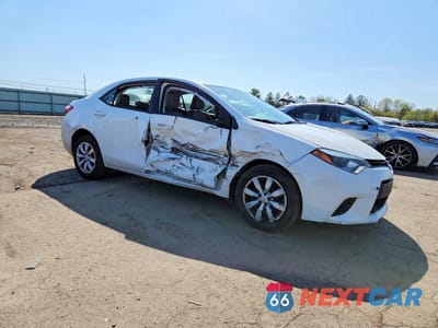 Czwarte zdjęcie samochodu z boku: 2014 TOYOTA COROLLA LE VIN:5YFBURHE3EP050650 - miniatura