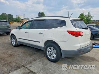 Trzecie zdjęcie samochodu z tyłu: 2011 CHEVROLET TRAVERSE LS VIN:1GNKREED2BJ159114 - miniatura