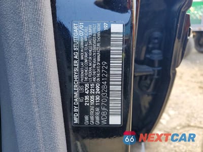 Zdjęcie 12 z 12 samochodu: 2002 MERCEDES-BENZ E 430 VIN:WDBJF70J32B412729 - miniatura
