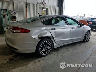 Trzecie zdjęcie samochodu z tyłu: 2017 FORD FUSION SE VIN:3FA6P0HD1HR299223 - miniatura