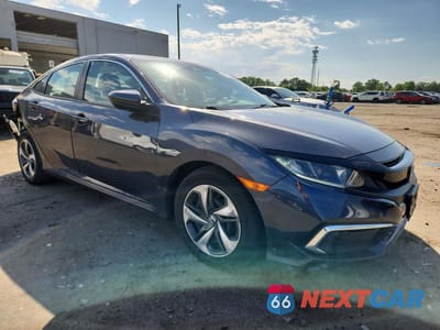 Czwarte zdjęcie samochodu z boku: 2019 HONDA CIVIC LX VIN:2HGFC2F61KH523519 - miniatura