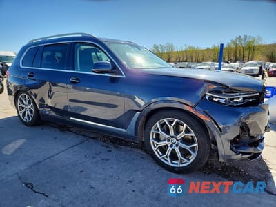 Czwarte zdjęcie samochodu z boku: 2019 BMW X7 XDRIVE40I VIN:5UXCW2C53KL087049 - miniatura