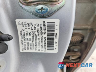 Zdjęcie 12 z 12 samochodu: 2012 HONDA CIVIC LX VIN:2HGFB2F53CH592269 - miniatura