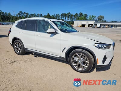 Czwarte zdjęcie samochodu z boku: 2022 BMW X3 SDRIVE30I VIN:5UX43DP04N9K84613 - miniatura