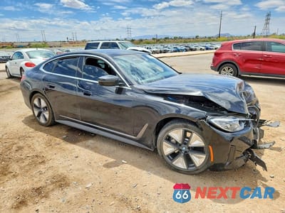 Czwarte zdjęcie samochodu z boku: 2023 BMW I4 EDRIVE 35 VIN:WBY43AW02PFR20949 - miniatura