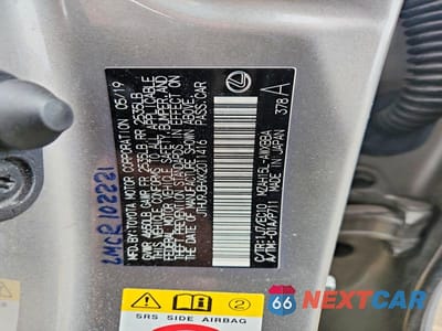 Zdjęcie 14 z 14 samochodu: 2019 LEXUS UX 250H VIN:JTHU9JBHXK2011416 - miniatura
