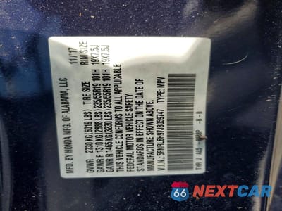 Zdjęcie 13 z 13 samochodu: 2018 HONDA ODYSSEY ELITE VIN:5FNRL6H97JB059747 - miniatura