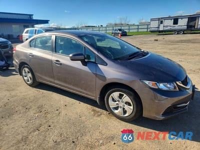 Czwarte zdjęcie samochodu z boku: 2014 HONDA CIVIC LX VIN:19XFB2F54EE011973 - miniatura