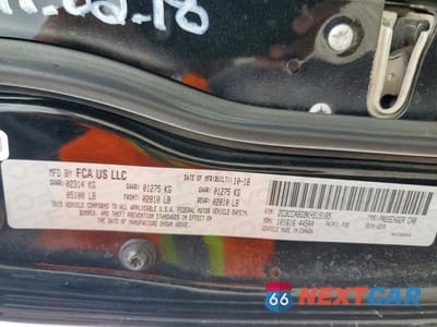Zdjęcie 12 z 12 samochodu: 2019 CHRYSLER 300 S VIN:2C3CCABG9KH515165 - miniatura