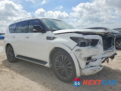 Czwarte zdjęcie samochodu z boku: 2023 INFINITI QX80 PREMIUM SELECT VIN:JN8AZ2AD7P9875206 - miniatura