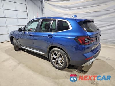 Drugie zdjęcie samochodu z przodu: 2022 BMW X3 XDRIVE30I VIN:WBX57DP01NN181797 - miniatura