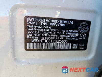 Zdjęcie 14 z 14 samochodu: 2018 BMW X1 XDRIVE28I VIN:WBXHT3C31J5L25605 - miniatura
