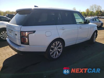 Trzecie zdjęcie samochodu z tyłu: 2018 LAND ROVER RANGE ROVER HSE VIN:SALGS2SV5JA388862 - miniatura