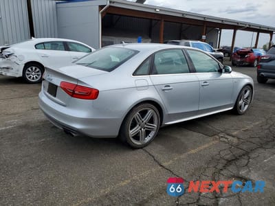 Trzecie zdjęcie samochodu z tyłu: 2014 AUDI S4 PREMIUM PLUS VIN:WAUDGAFL4EA011411 - miniatura