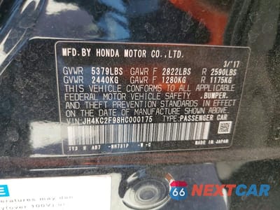 Zdjęcie 12 z 12 samochodu: 2017 ACURA RLX SPORT HYBRID ADVANCE VIN:JH4KC2F98HC000175 - miniatura