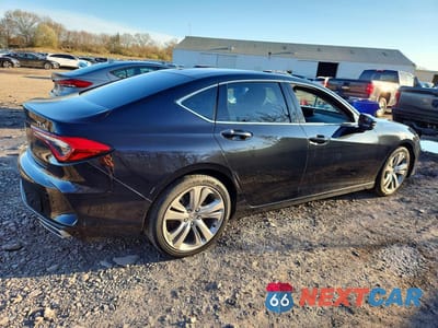 Trzecie zdjęcie samochodu z tyłu: 2021 ACURA TLX TECH VIN:19UUB5F46MA008608 - miniatura