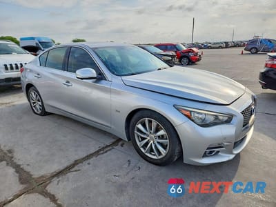 Czwarte zdjęcie samochodu z boku: 2016 INFINITI Q50 3.0T PREMIUM VIN:JN1EV7AR5GM344264 - miniatura