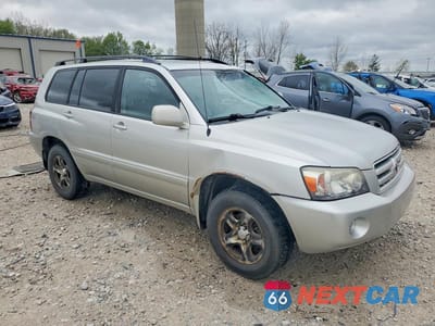 Czwarte zdjęcie samochodu z boku: 2006 TOYOTA HIGHLANDER BASE VIN:JTEHD21A760045208 - miniatura