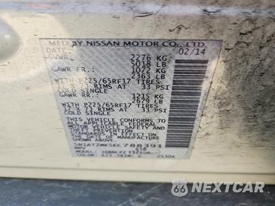 Zdjęcie 14 z 14 samochodu: 2014 NISSAN ROGUE S VIN:5N1AT2MK5EC788391 - miniatura