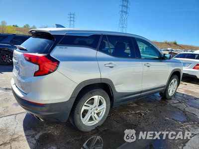 Trzecie zdjęcie samochodu z tyłu: 2018 GMC TERRAIN SLE VIN:3GKALTEXXJL155912 - miniatura