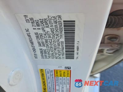 Zdjęcie 12 z 12 samochodu: 2018 HONDA ACCORD EX VIN:1HGCV1F44JA141505 - miniatura