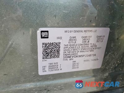 Zdjęcie 13 z 13 samochodu: 2023 CHEVROLET TRAVERSE LT VIN:1GNEVGKW5PJ148724 - miniatura
