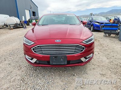 Piąte zdjęcie samochodu w środku: 2017 FORD FUSION SE VIN:3FA6P0HD1HR105239 - miniatura