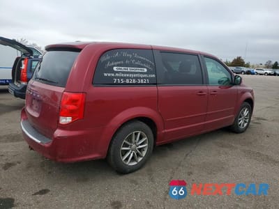 Trzecie zdjęcie samochodu z tyłu: 2015 DODGE GRAND CARAVAN SE VIN:2C4RDGBG0FR737180 - miniatura
