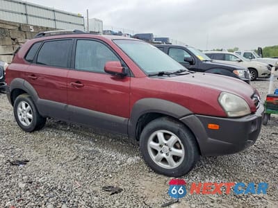 Czwarte zdjęcie samochodu z boku: 2005 HYUNDAI TUCSON GLS VIN:KM8JN12D25U115867 - miniatura