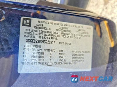 Zdjęcie 12 z 12 samochodu: 2009 CHEVROLET SILVERADO C1500 LT VIN:3GCEC23049G220917 - miniatura