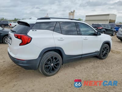 Trzecie zdjęcie samochodu z tyłu: 2019 GMC TERRAIN SLE VIN:3GKALMEV4KL377223 - miniatura